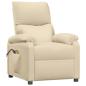 Preview: Massagesessel Elektrisch Creme Stoff