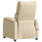 Preview: Massagesessel Elektrisch Creme Stoff