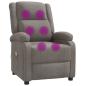 Preview: Ohrensessel mit Massagefunktion Taupe Stoff