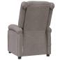 Preview: Ohrensessel mit Massagefunktion Taupe Stoff