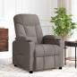 Preview: ARDEBO.de - Massagesessel Taupe Stoff