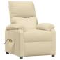 Preview: Massagesessel Creme Stoff