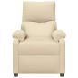 Preview: Massagesessel Creme Stoff
