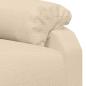 Preview: Massagesessel Creme Stoff