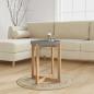 Preview: ARDEBO.de - Couchtisch Grau 41x41x48,5 cm Holzwerkstoff & Massivholz Kiefer