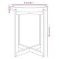 Preview: Couchtisch Grau 41x41x48,5 cm Holzwerkstoff & Massivholz Kiefer