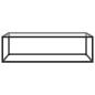 Preview: Couchtisch Schwarz mit Hartglas 120x60x35 cm