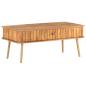 Preview: ARDEBO.de - Couchtisch 100x50x40 cm Massivholz Akazie