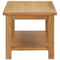 Preview: Couchtisch 90 x 45 x 40 cm Eiche Massivholz