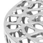 Preview: Couchtisch Aluminiumguss 70x30 cm Silbern