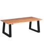 Preview: ARDEBO.de - Couchtisch Massivholz Akazie 110x60x40 cm