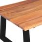 Preview: Couchtisch Massivholz Akazie 110x60x40 cm