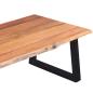 Preview: Couchtisch Massivholz Akazie 110x60x40 cm