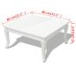Preview: Couchtisch 80x80x42 cm Hochglanz-Weiß