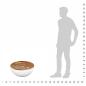 Preview: Couchtisch Schalenform Altholz Massiv 60x60x30 cm
