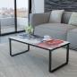 Preview: Couchtisch mit Glasplatte Telefonzelle-Aufdruck