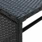 Preview: Couchtisch Schwarz 70×40×38 cm Poly Rattan