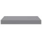 Preview: Schweberegal Grau 40x23,5x3,8 cm MDF