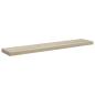 Preview: Schweberegale 4 Stk. Eichen-Optik 120x23,5x3,8 cm MDF