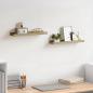 Preview: ARDEBO.de - Wandregale 2 Stk. Sonoma-Eiche 40 x 9 x 3 cm
