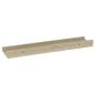 Preview: Wandregale 2 Stk. Sonoma-Eiche 40 x 9 x 3 cm
