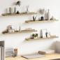 Preview: ARDEBO.de - Wandregale 4 Stk. Sonoma-Eiche 60x9x3 cm