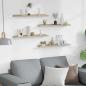 Preview: Wandregale 4 Stk. Sonoma-Eiche 60x9x3 cm