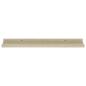 Preview: Wandregale 4 Stk. Sonoma-Eiche 60x9x3 cm