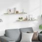 Preview: Wandregale 2 Stk. Wei? und Sonoma-Eiche 80x9x3 cm