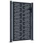Preview: Gartentor Anthrazit 100x150 cm Stahl Quadratisches Design