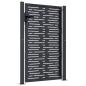 Preview: Gartentor Anthrazit 100x150 cm Stahl Quadratisches Design