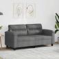 Preview: ARDEBO.de - 2-Sitzer-Sofa Dunkelgrau 140 cm Mikrofasergewebe