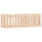 Preview: Hochbeet Lattenzaun-Design 150x50x50 cm Massivholz Kiefer