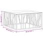 Preview: Couchtisch Silbern 80x80x40 cm Edelstahl und Glas