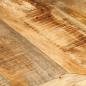 Preview: Esstisch Ø150x76 cm Massives Raues Mangoholz