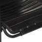 Preview: Relaxsessel mit Fu?hocker Schwarz Echtleder
