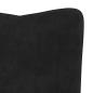 Preview: Relaxsessel Schwarz Samt