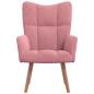 Preview: Relaxsessel Rosa Samt