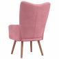 Preview: Relaxsessel Rosa Samt