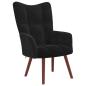 Preview: Relaxsessel Schwarz Samt