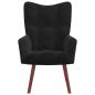 Preview: Relaxsessel Schwarz Samt