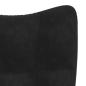 Preview: Relaxsessel Schwarz Samt