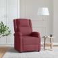 Preview: ARDEBO.de - Relaxsessel Weinrot Stoff
