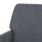 Preview: Sessel Dunkelgrau 62x79x79 cm Samt