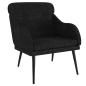 Preview: Sessel Schwarz 63x76x80 cm Samt