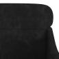 Preview: Sessel Schwarz 63x76x80 cm Samt
