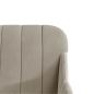 Preview: Sessel Hellgrau 63x76x80 cm Samt