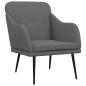 Preview: Sessel Dunkelgrau 63x76x80 cm Stoff