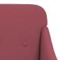 Preview: Sessel Weinrot 63x76x80 cm Stoff