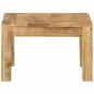 Preview: Couchtisch 55x55x35 cm Massivholz Mango